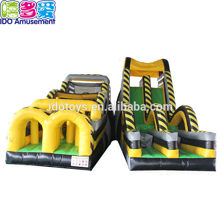 China wholesale Jungle Inflatable Obstacle Course - 16.8*6.4*6.6M Custom Made Inflatable Obstacle Courses Games For Adult – IDO Amusement