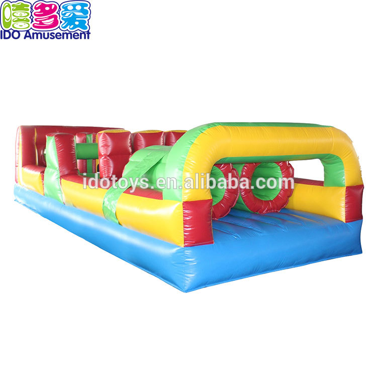 China Cheap price Inflatable Floating Obstacle Course – Commercial Bounce House Inflatable Obstacle Course,Bouncy Obstacle Course For Adults And Kids – IDO Amusement