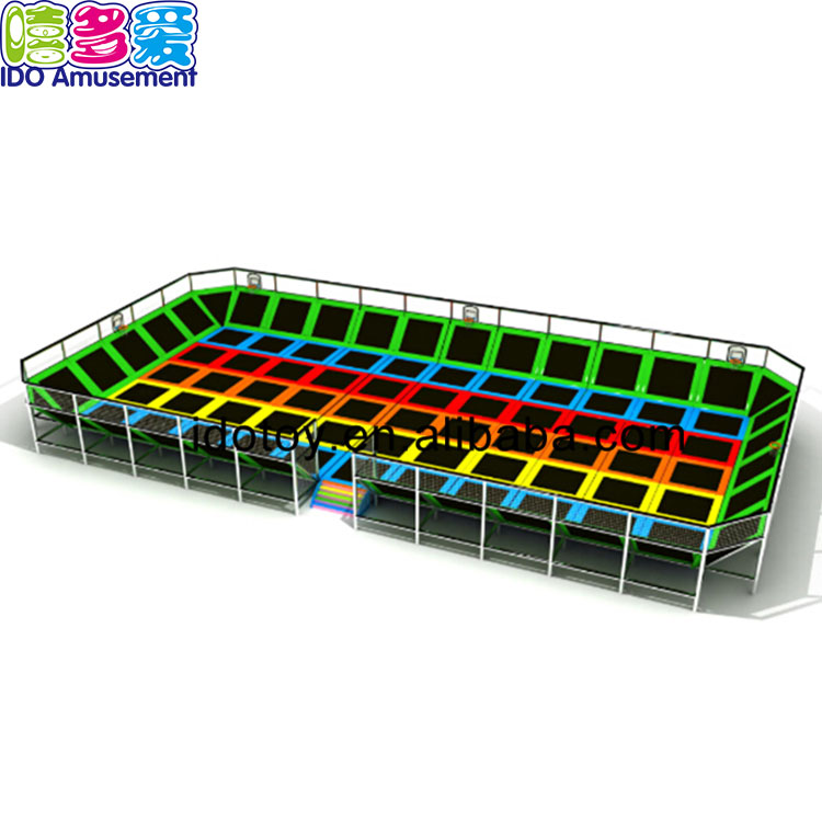 High Quality Kids And Adults Trampoline Park - Big Commercial Low Price Outdoor Trampoline Park Mat – IDO Amusement