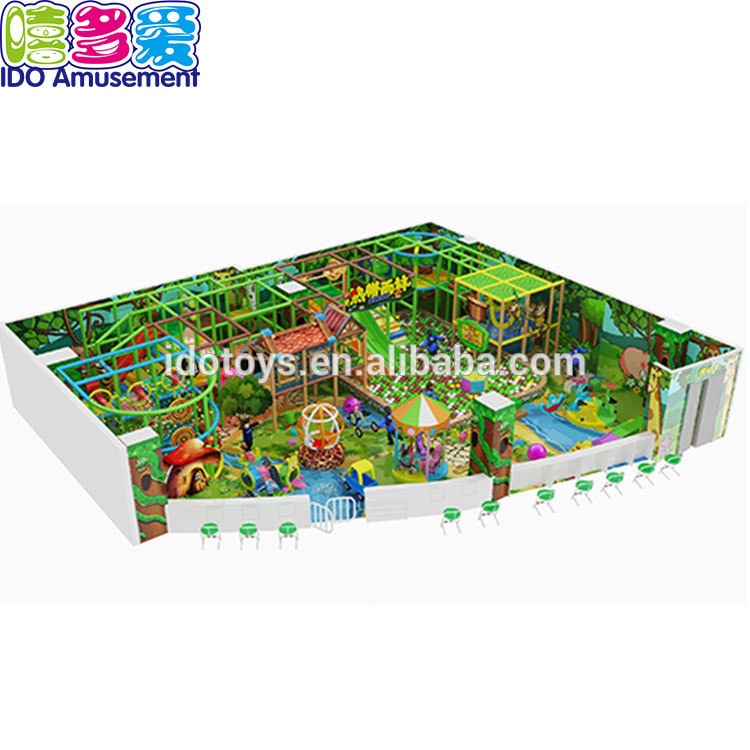 Hot Sale Big Size Colorful Jungle Children Indoor Children Playground Equipment Manufacture