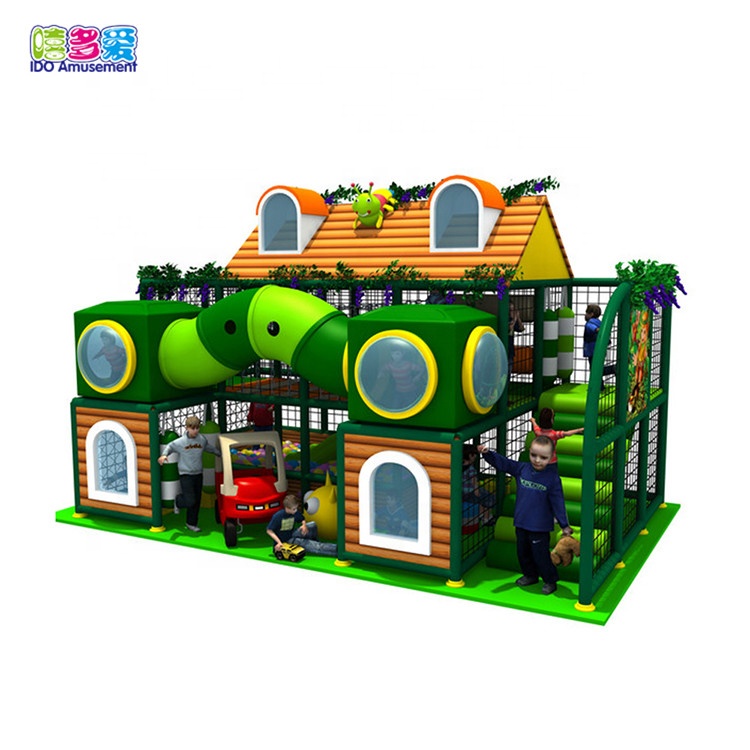 Commercial Indoor Forest Theme Treehouse Soft  Playground For Sale
