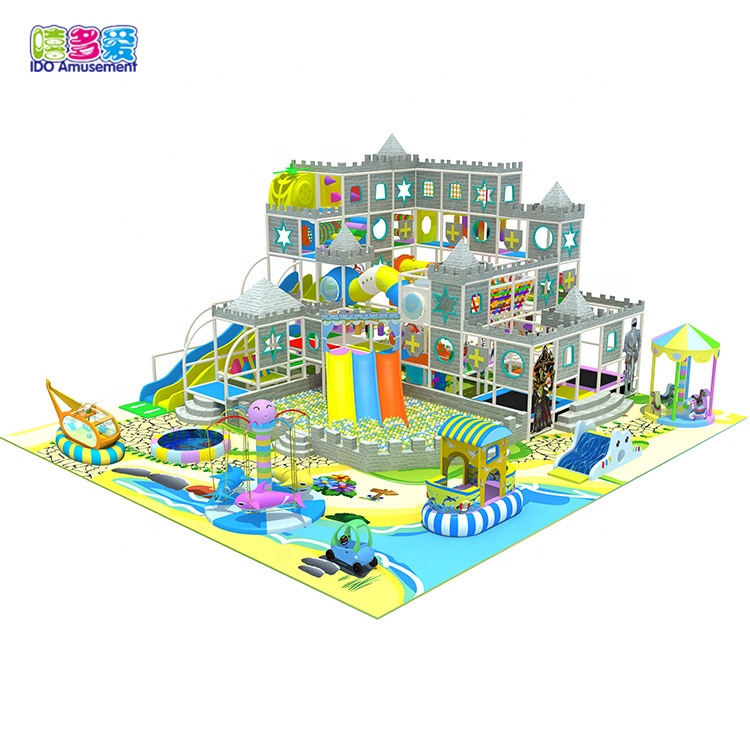Good Quality Ocean - IDO fence colorful ocean theme mcdonalds indoor playground with slide – IDO Amusement