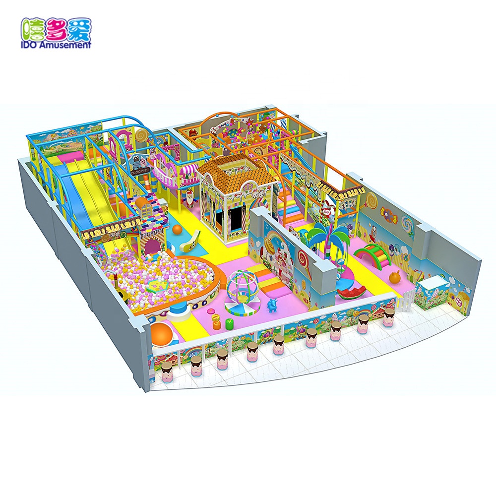 Ido Amusements Hot Sale Customized Size Theme Mobile Soft Indoor Playground Pipe Toddler