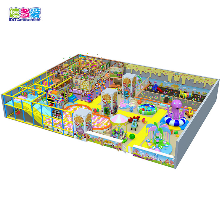 Free sample for Homemade Indoor Playground Equipment - I Do princess candy theme indoor playground outdoor playground with slide – IDO Amusement