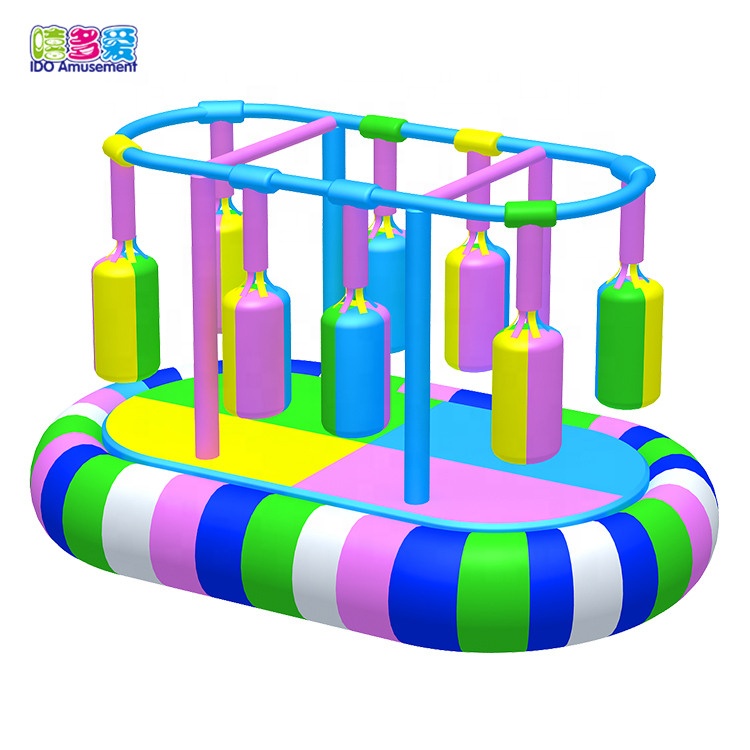 Electric Indoor Playground Soft Play Equipment Inflatable Boxing Bag Swing Hot Sales for Kids Children