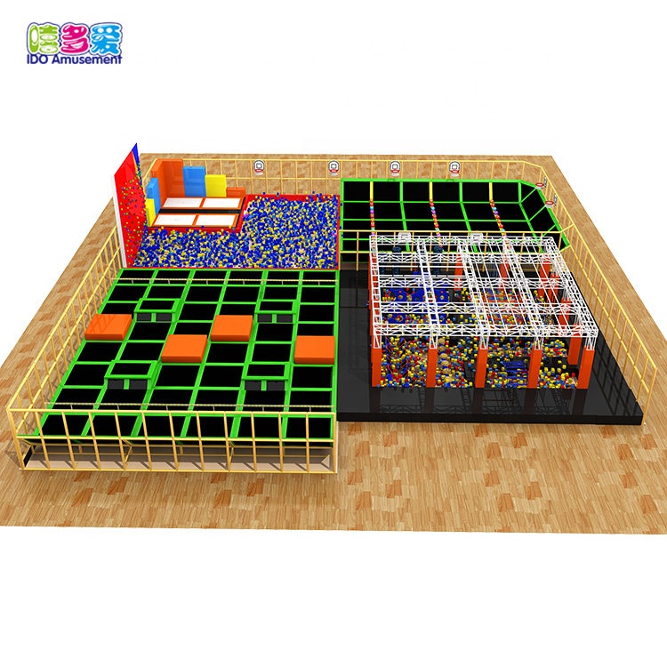 Hot New Products Jumping Mat Trampoline Park - Manufacture supply large bungee trampoline park equipment – IDO Amusement
