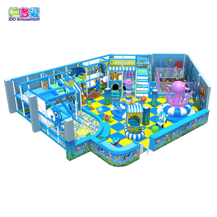 Low price for Indoor Wooden Playground Slide - Ocean Theme Indoor Playground Baby,Kids Indoor Digital Playground Models Franchise – IDO Amusement