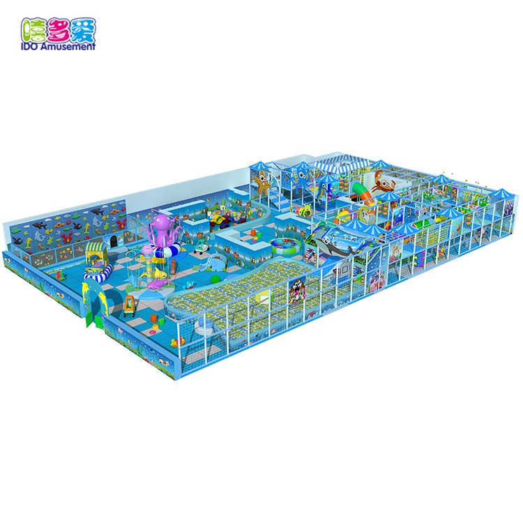High Quality Ocean Theme Indoor Playground – I Do toddler ocean theme indoor playground with slide and ball pool – IDO Amusement