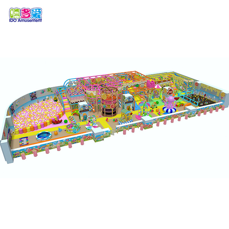 OEM/ODM Supplier Adventure Ropes Course - 2019 I Do kids entertainment equipment soft candy theme outdoor playground – IDO Amusement