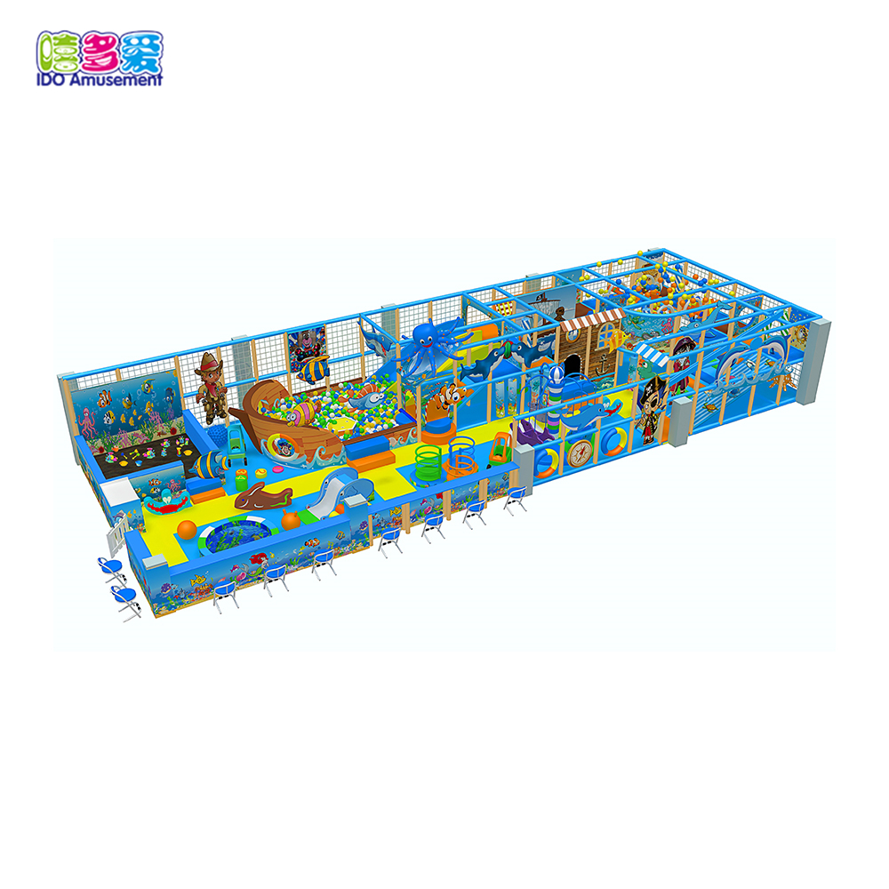 Wholesale Funny Ocean Series Kids Indoor Humok Play Equipment Indoor Playground