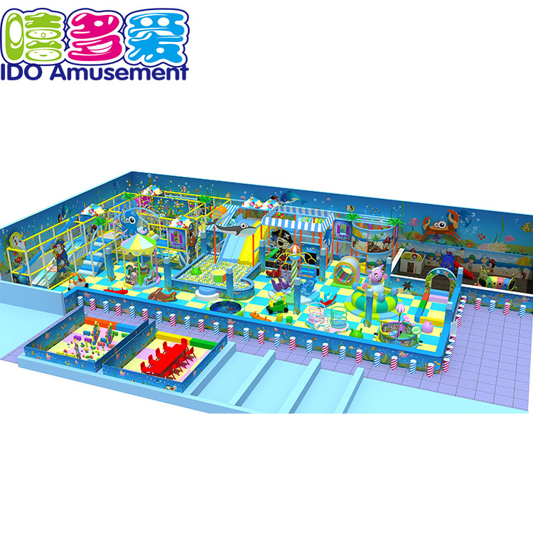Ocean Tema Ug Plastic Playground Material Indoor Playground Price