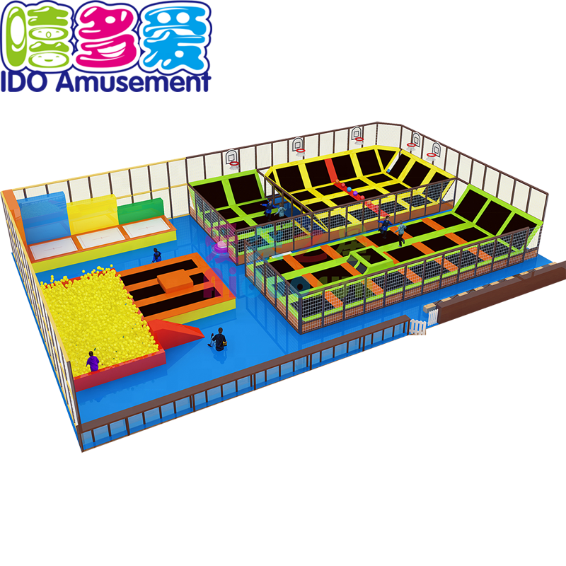 Good quality Sky Zone Indoor Trampoline Park – Chinese manufacture supply trampoline park equipment children amusement park – IDO Amusement