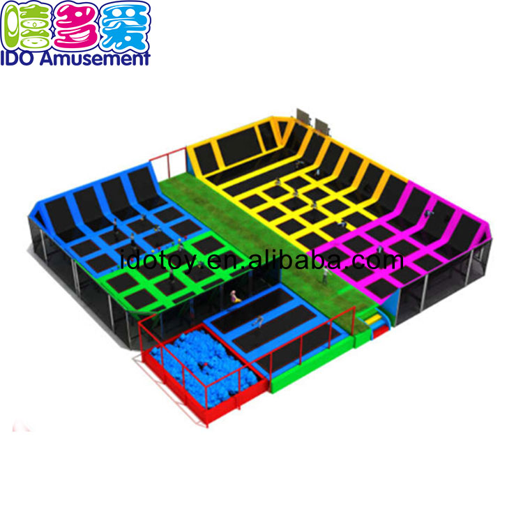 High Quality Kids And Adults Trampoline Park - Children Entertainment Soft Padded Indoor Playground Equipment Witn Indoor Trampoline – IDO Amusement