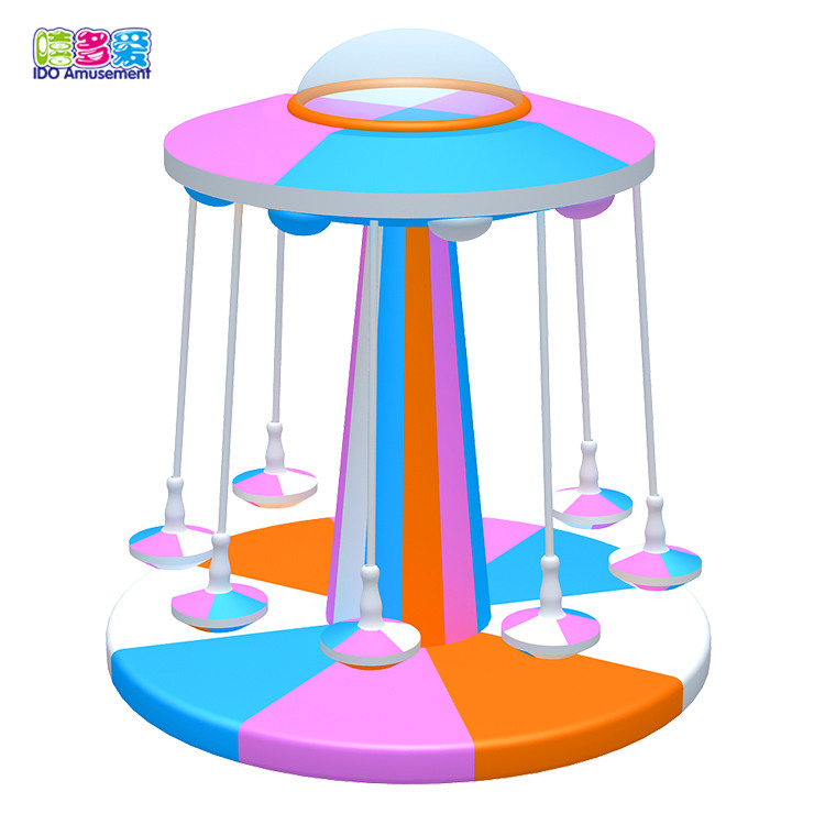 Chinese wholesale Kids Soft Play Music Piano Electric - Electric Indoor Commercial Playground Rotating Ufo Equipment Franchise – IDO Amusement
