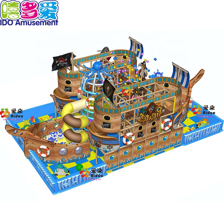 High Quality Indoor Playground Pirates – Cheap Pirate Theme Indoor Playground Equipment For Kids – IDO Amusement