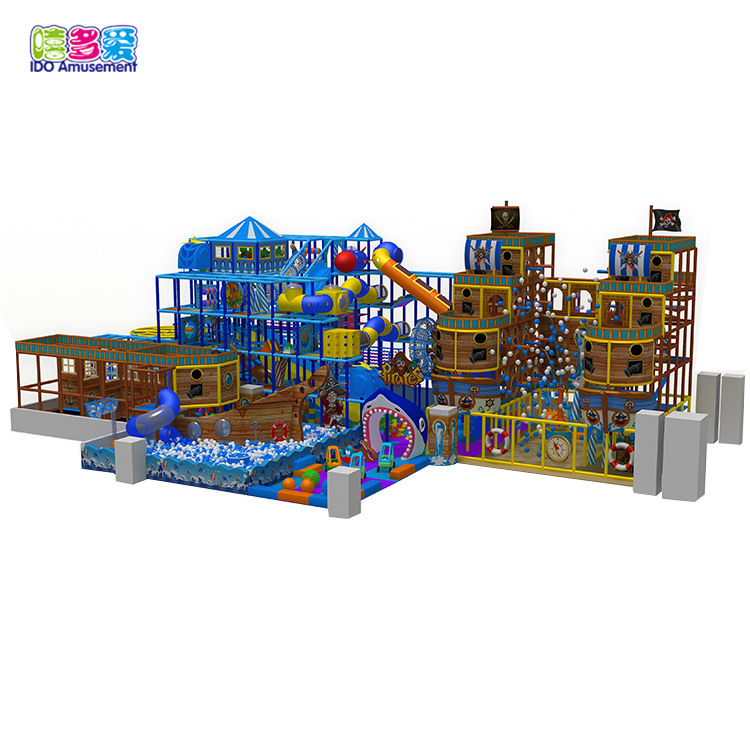 Kids Pirate Ship Entertainment Equipment Indoor Playground For Sale