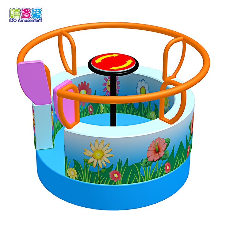 Electric Merry-Go-Round Indoor mga Anak Playground Equipment