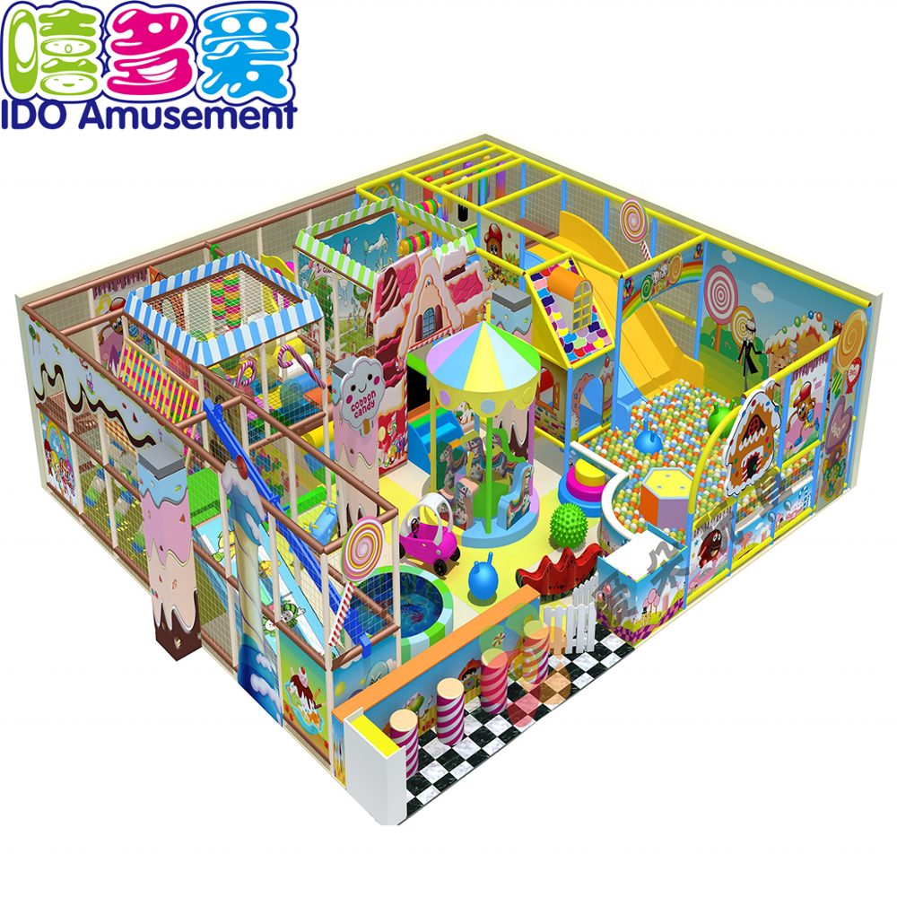 Factory supplied Indoor Rock Climbing Wall - Coloful Playground Equipments Children Indoor Soft Play Areas For Games – IDO Amusement
