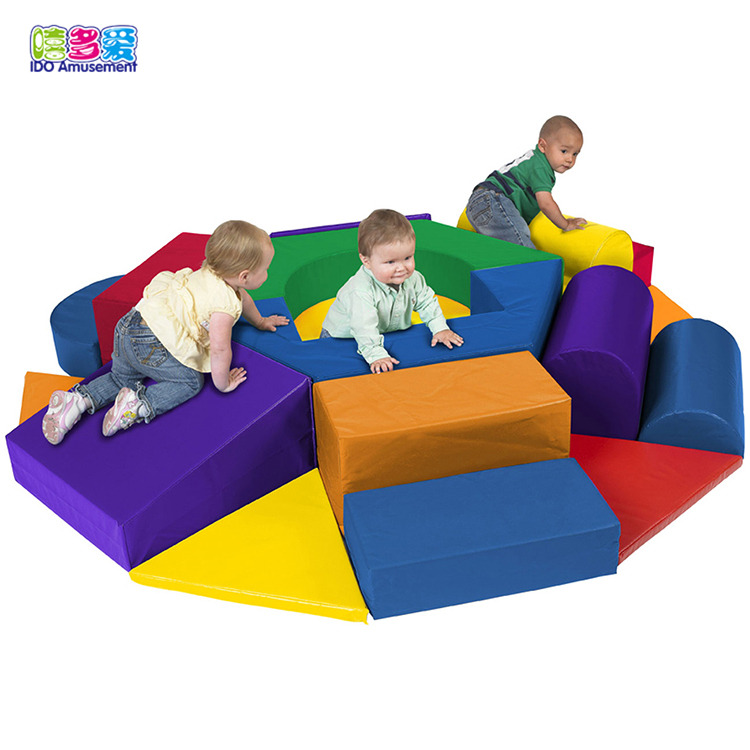 2019 China New Design Electric Soft Play Round Water Bed - Kids Soft Play Foam Sponge Playground Equipment Climbing Toys – IDO Amusement