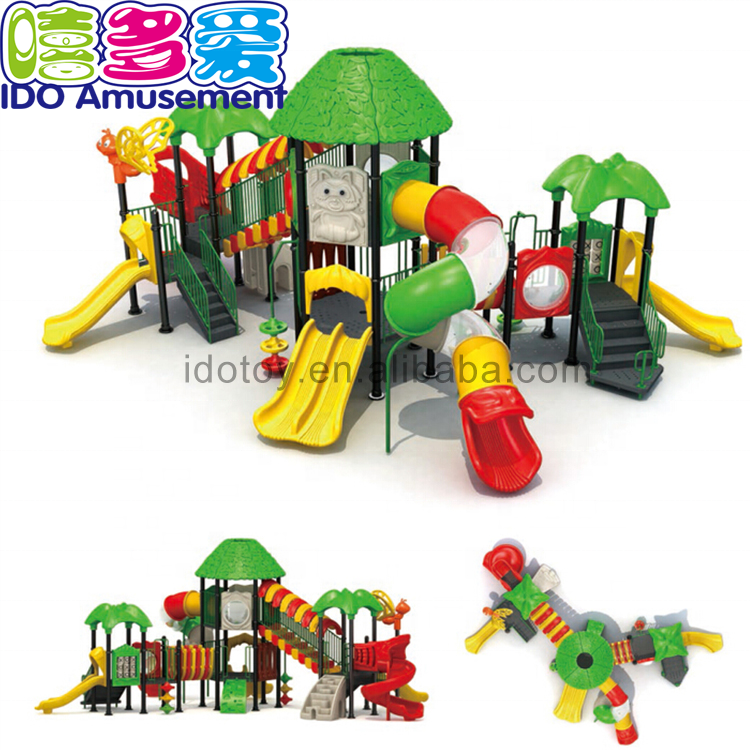High Quality Wooden Playground Equipment Outdoor – Child Nursery School Play Ground Equipment – IDO Amusement