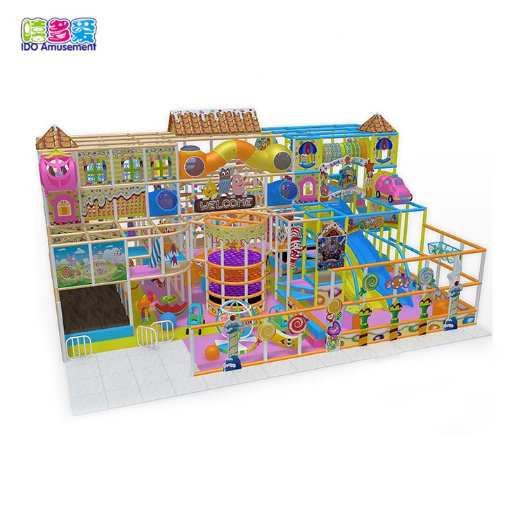 Wholesale Price Adventure Challenge Rope Course - Kids Favorite Paradise Playground Indoor Children Playground Soft Play Area In Guangzhou – IDO Amusement
