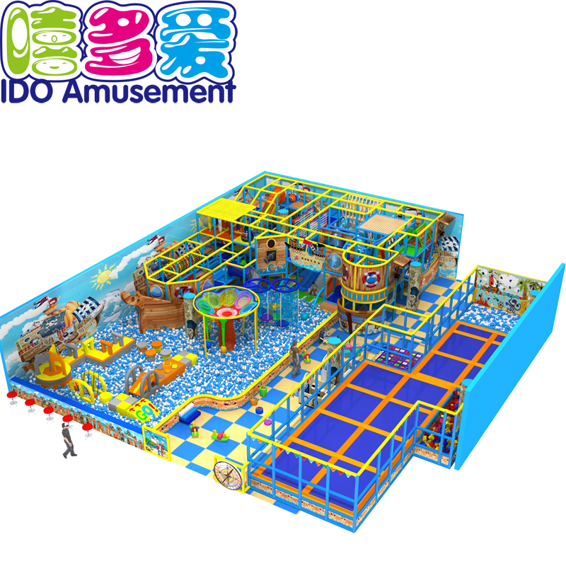 Best quality Trampoline Park With Foam Pit - new style kids spider trampoline tower indoor and outdoor playground – IDO Amusement