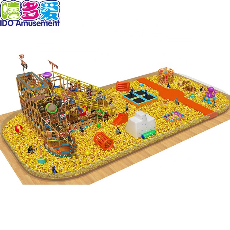 High Quality Indoor Playground Pirates – Indoor Kid Activities Playground Pirate Ship Games Play Area – IDO Amusement