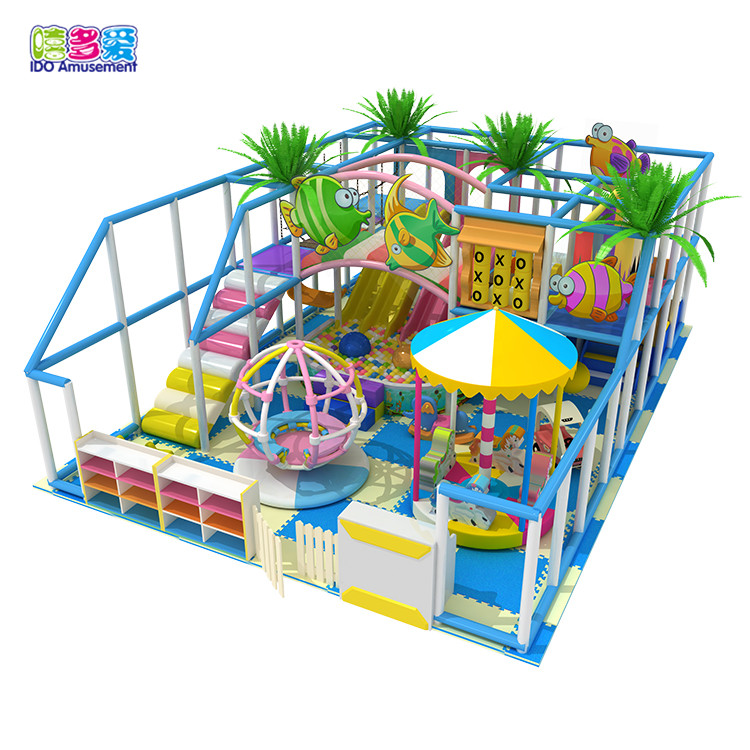 2019 Good Quality Indoor Playground Soft Play Area - CE Certificated Kids Favorite Eco-Friendly Ocean Theme Kids Business Plan Indoor Playground – IDO Amusement