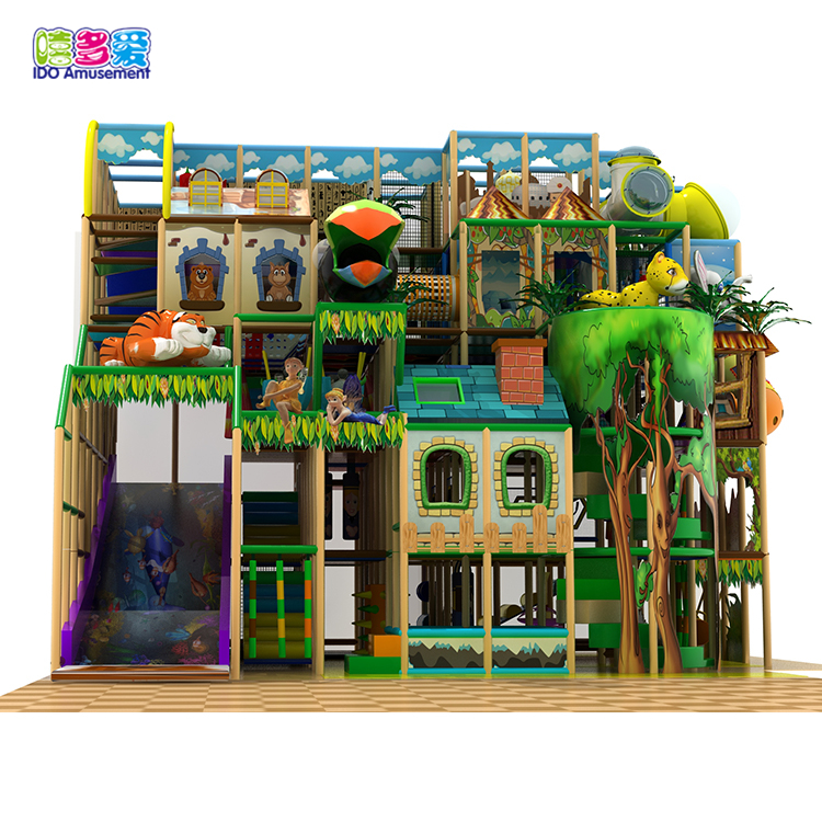 Entertainment Forest Style i loko o Treehouse Playground For Kids
