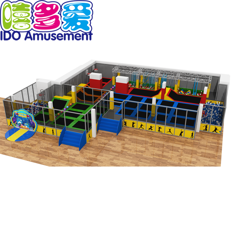 High Quality Kids And Adults Trampoline Park - Superior Quality Indoor Children Jumping Trampoline Bed – IDO Amusement
