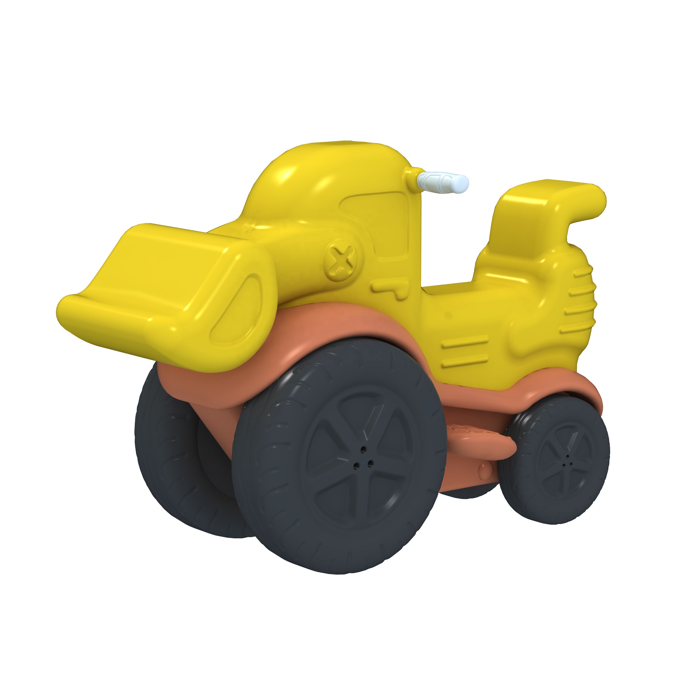 IDO outdoor playground tank kids outdoor small yellow toy car interesting outdoor playground toy car