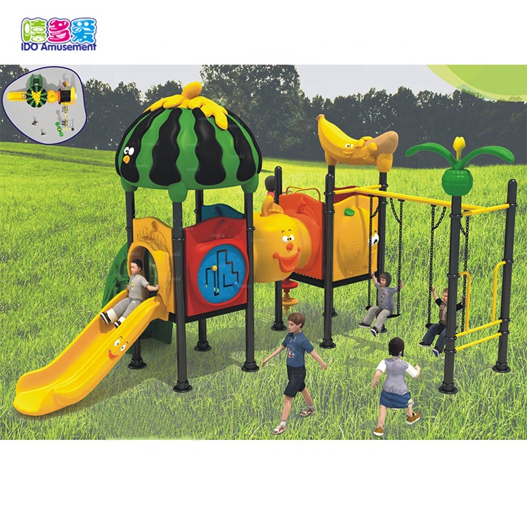 High Quality Wooden Playground Equipment Outdoor – Kids Home Swing Slide Playground Backyard – IDO Amusement