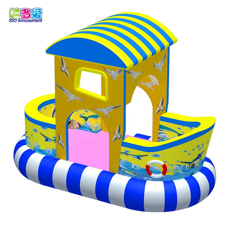 Children Soft Play Equipment Indoor Electronic Boat