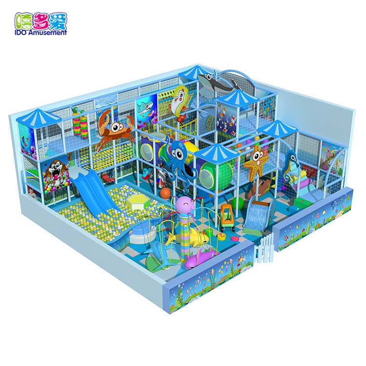 2019 New Style Little Tikes Indoor Playground - CE Certificated Hot Sale Kids Shopping Mall Ocean Series Children Playground Indoor – IDO Amusement