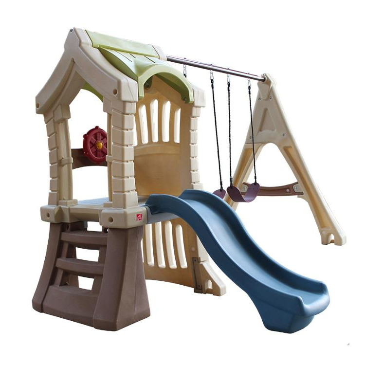 High Quality Wooden Playground Equipment Outdoor – IDO outdoor playground equipment children metal outdoor slide with swing – IDO Amusement