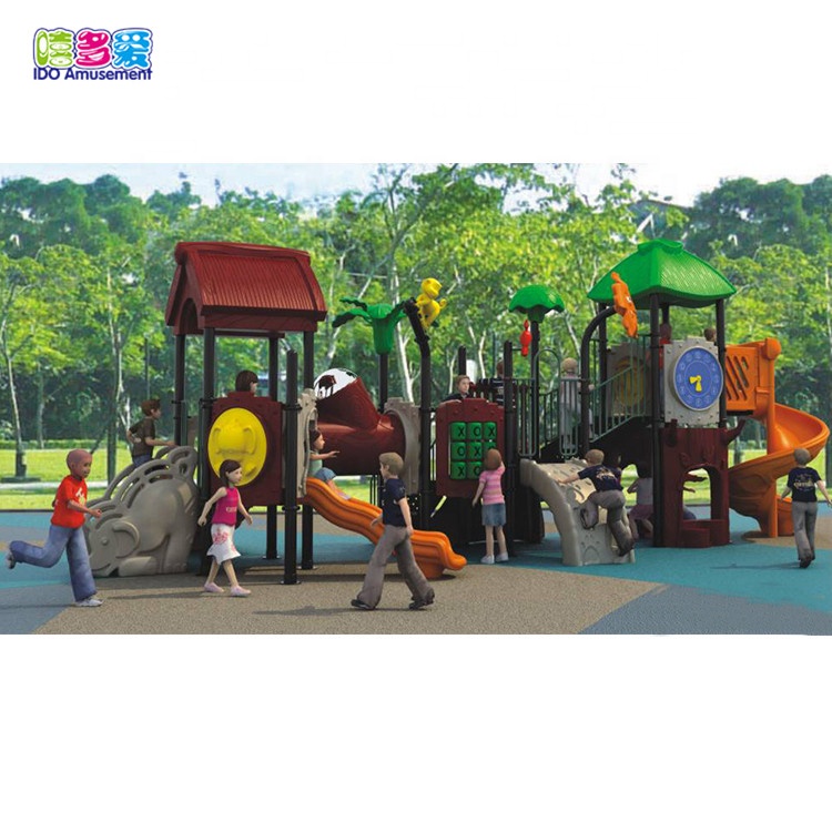 High Quality Wooden Playground Equipment Outdoor – Nursery School Toys Plastic Playground For Children – IDO Amusement