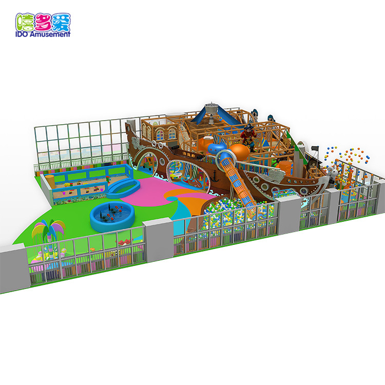 2019 Newest Custom Design Commercial Pirate Ship Kids Indoor Playground Equipment