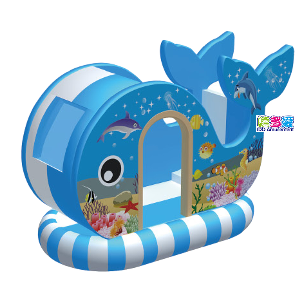 Professional China Electric Indoor Soft Play - Whale-shape Swing Boat Electric Kids Indoor Playground Inflatable Soft Play Equipment Outdoor Playhouse Bounce Area Hot Sales – IDO Amusement