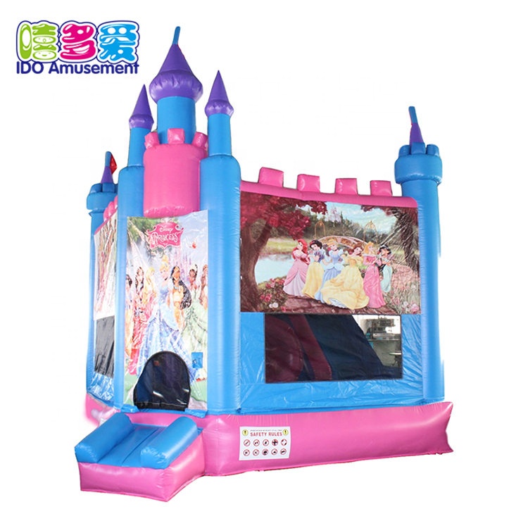 High Quality Jumping Mat Trampoline Park - Bouncing Castles,Princess Inflatable Bounce House Commercial – IDO Amusement