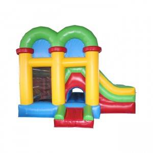 Bouncy Castle Inflatable Obstacle Course Slide For Kids