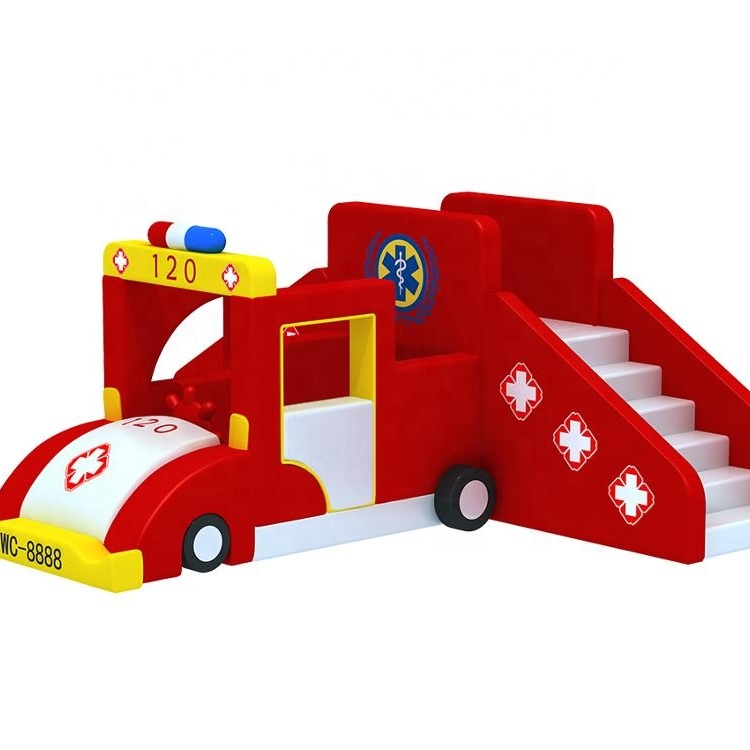 Good Quality Playgrounds For Indoor And Outdoor - IDO outdoor playground  fire engine slide – IDO Amusement