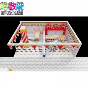 British Theme Mini Indoor Playground Baby Playground Sets Indoor On Sale
