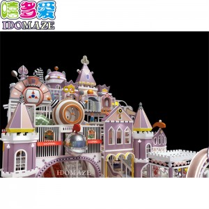 TUV Certified China Manufacturer Indoor Playground Equipment Castle Theme Naughty Castle Plastic Indoor Playground