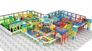 Sponge pits kids slides indoor plastic playground
