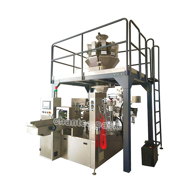 Rotary granule premade stand up pouch bag packaging machine Featured Image
