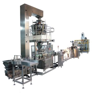 The automatic bottle packing filling capping line