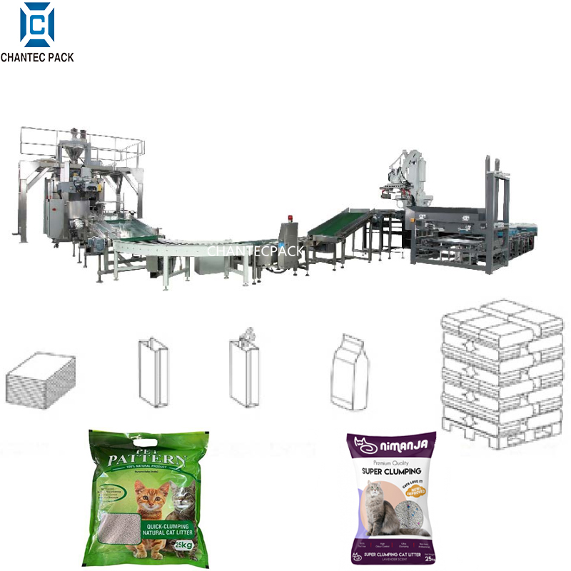 The efficient operation of cat litter packaging machine accelerates the development of pet products industry