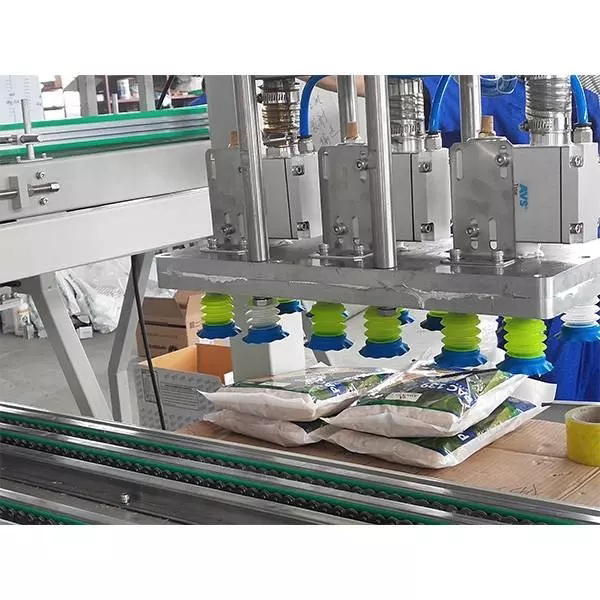 automatic robotic cross picker case packing machine