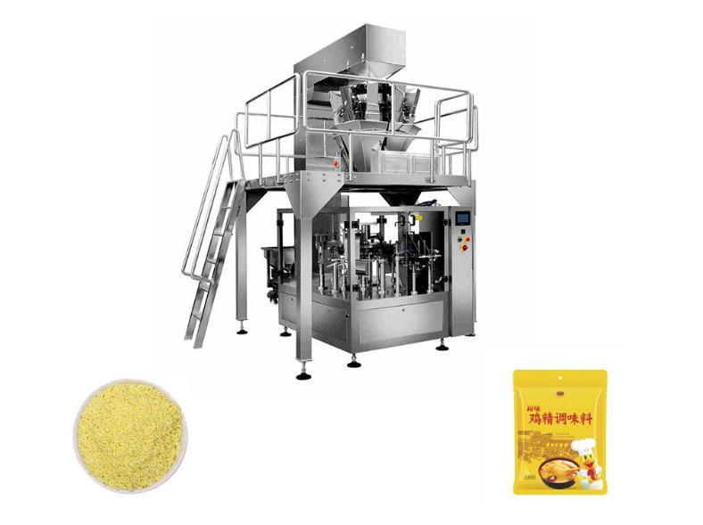 Automatic chicken essence seasoning stand up pouch packaging machine escorts the steady growth of food industry