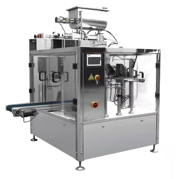 Rotary Premade Stand Up Pouch Filling Sealing Packing Machine CX8-200 Featured Image
